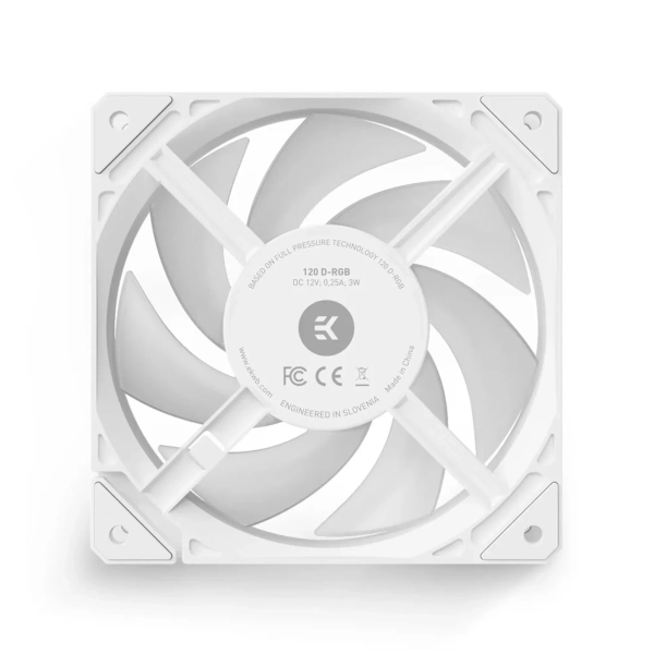 Купить Вентилятор EKWB EK-Loop Fan FPT 120 D-RGB - White (550-2300rpm) - фото 4