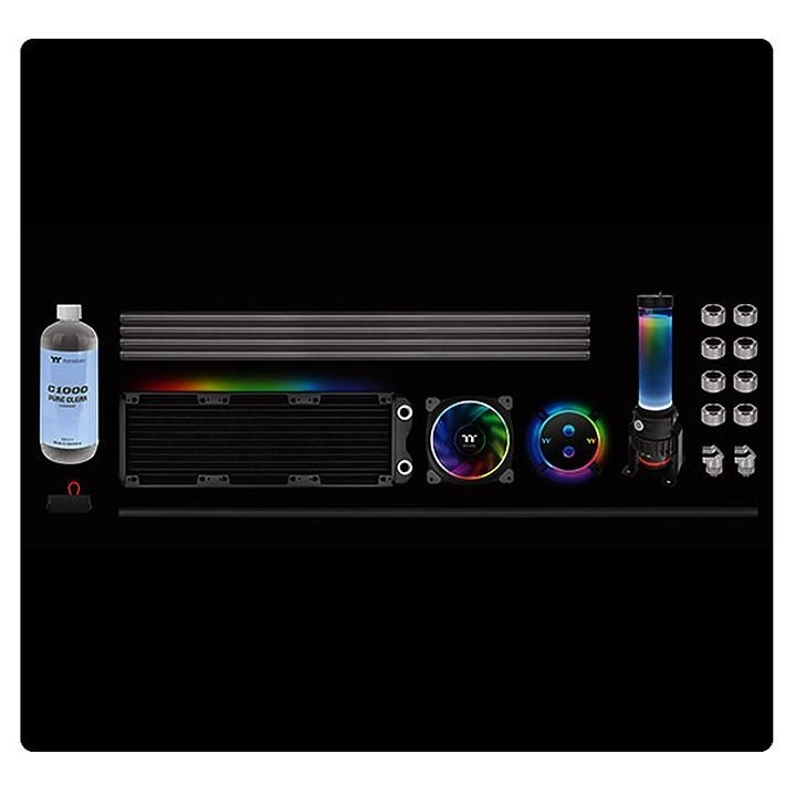 Купить Набор для сборки Система охлаждения Thermaltake Pacific M360 Plus D5 Hard Tube Water Cooling Kit (CL-W218-CU00SW-A) - фото 1
