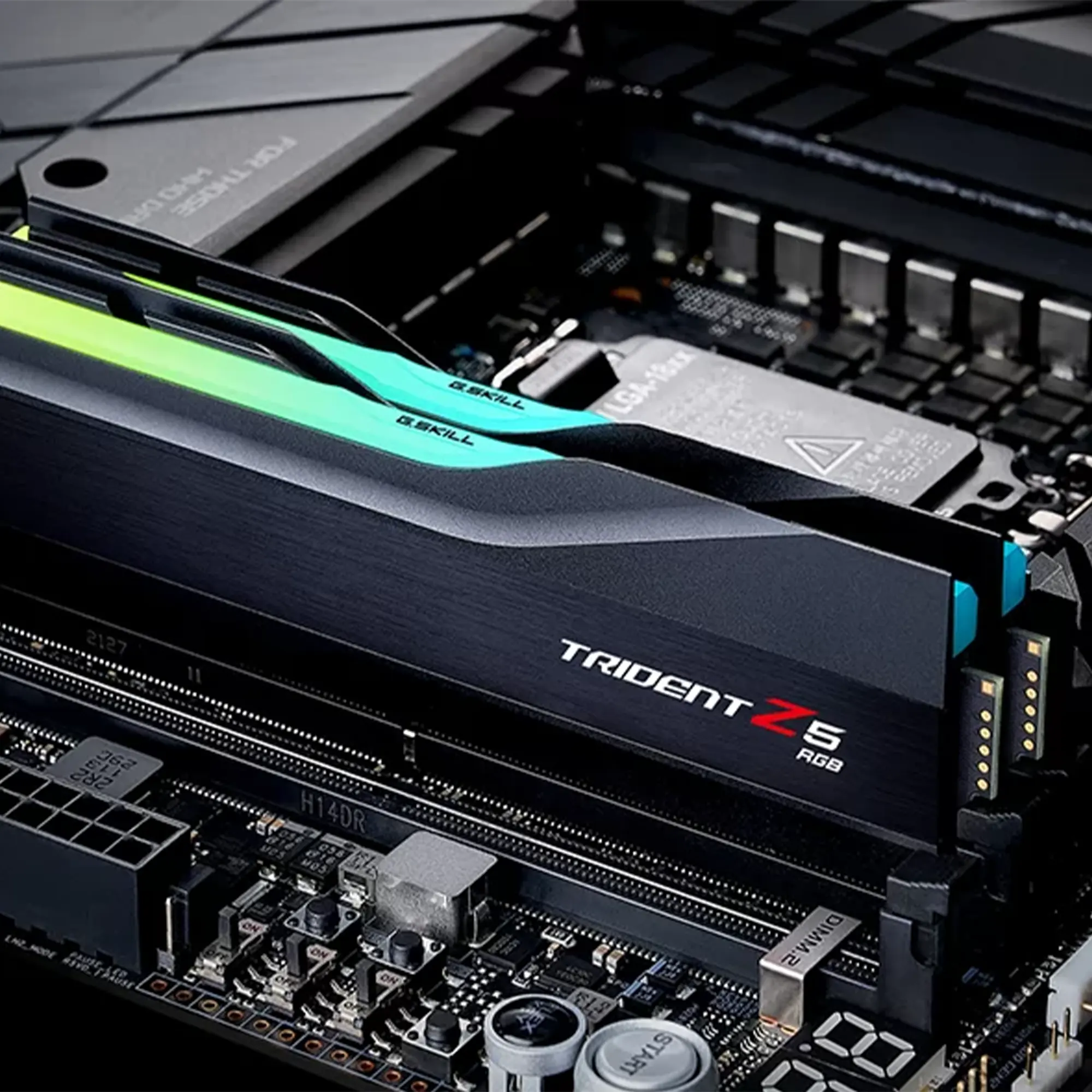 Купить Модуль памяти G.Skill Trident Z5 RGB Black DDR5-8000 48GB (2x24GB) Intel XMP CL40-48-48-128 1.35V - фото 5