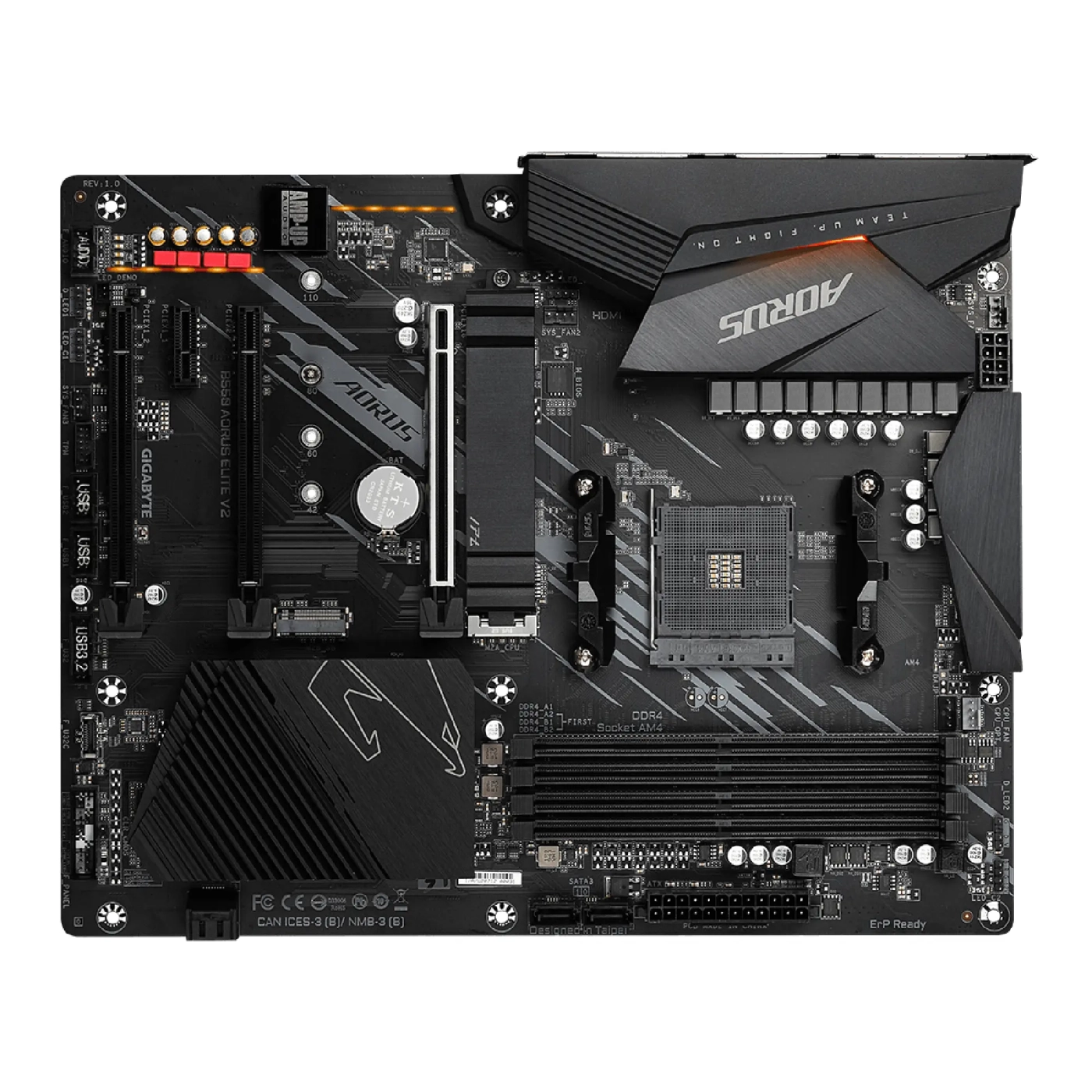 Купить Материнская плата GIGABYTE B550 AORUS ELITE V2 - фото 2