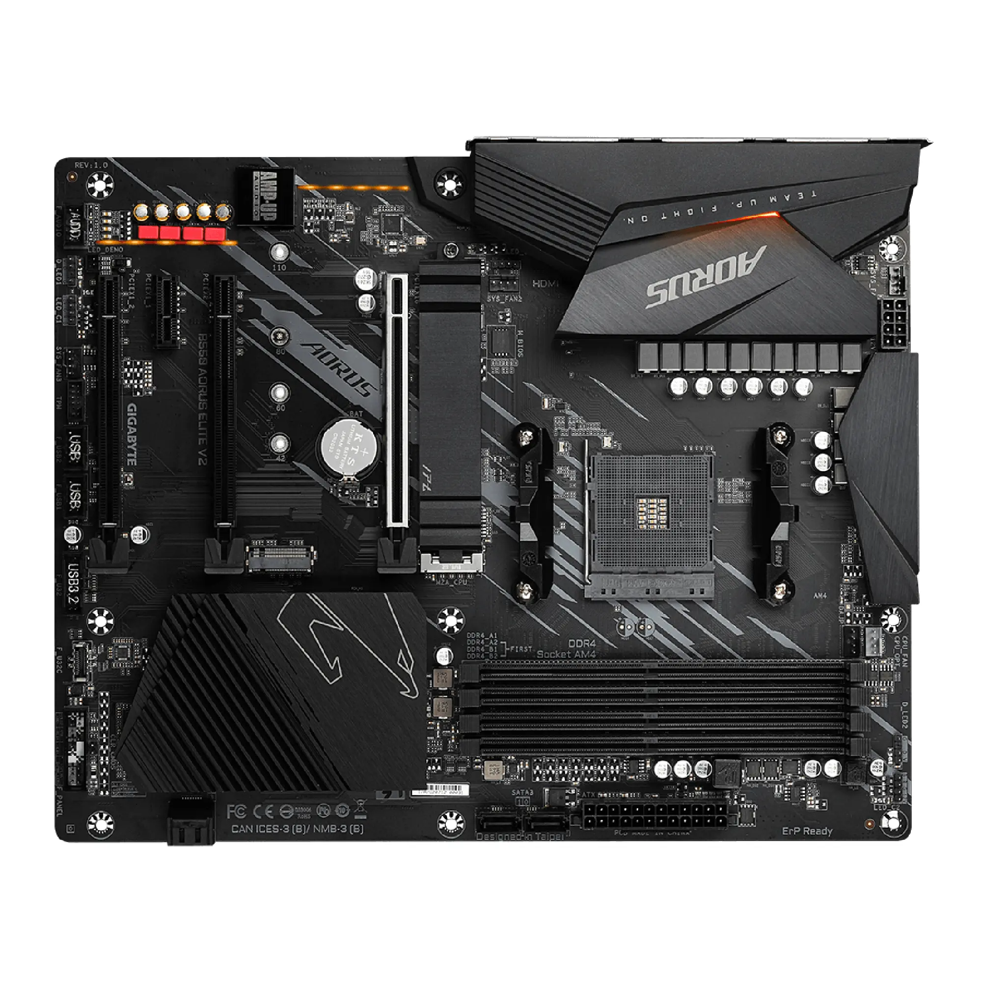 Купить Материнская плата GIGABYTE B550 AORUS ELITE V2 - фото 2