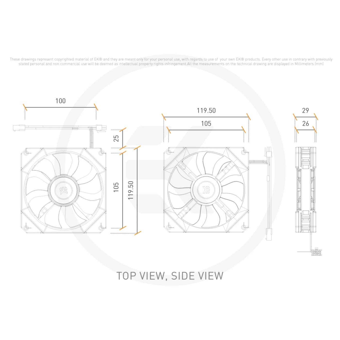 Купить Вентилятор EKWB EK-Quantum Impulse 120 D-RGB - Black (400-1800 rpm) - фото 10