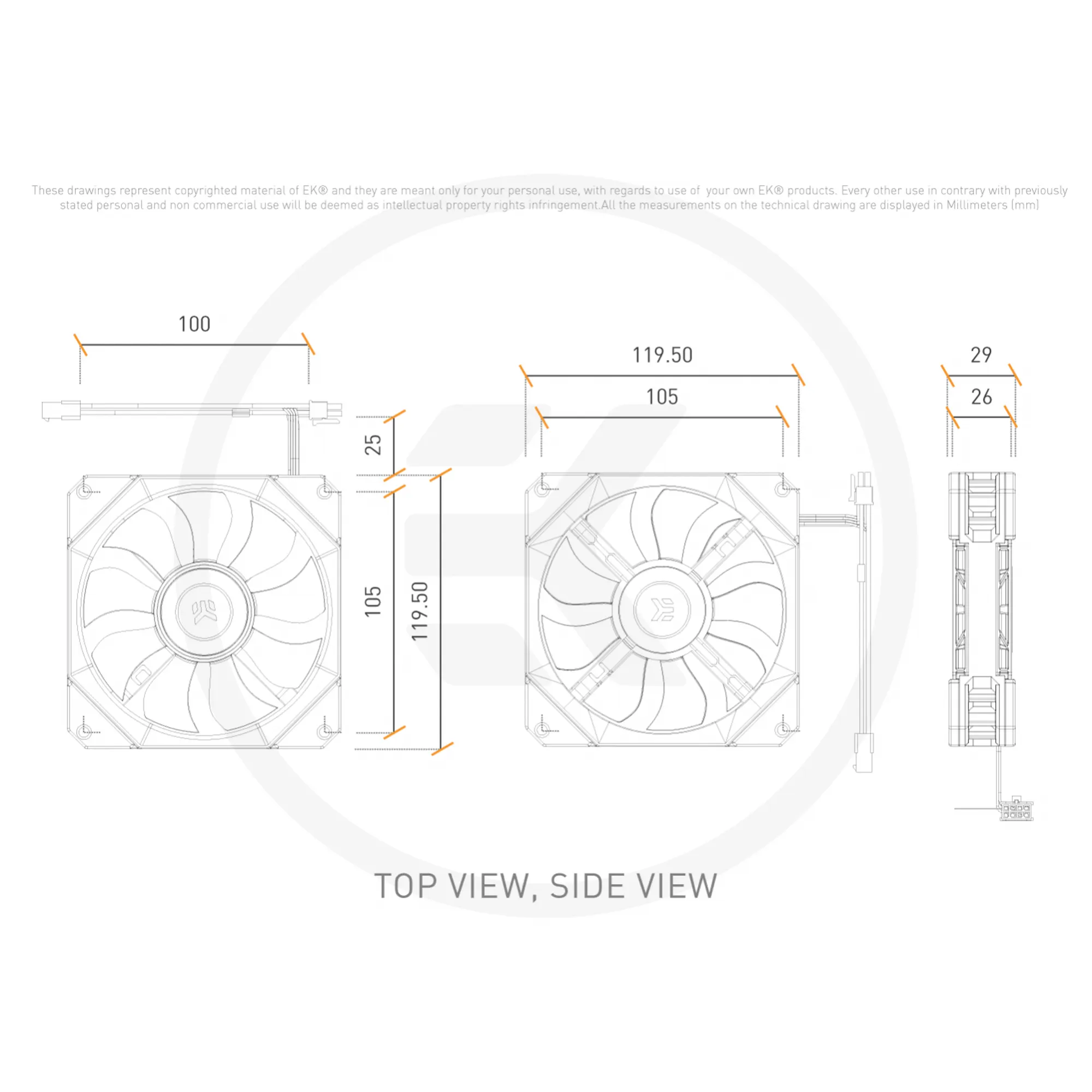 Купить Вентилятор EKWB EK-Quantum Impulse 120 D-RGB - Black (400-1800 rpm) - фото 10