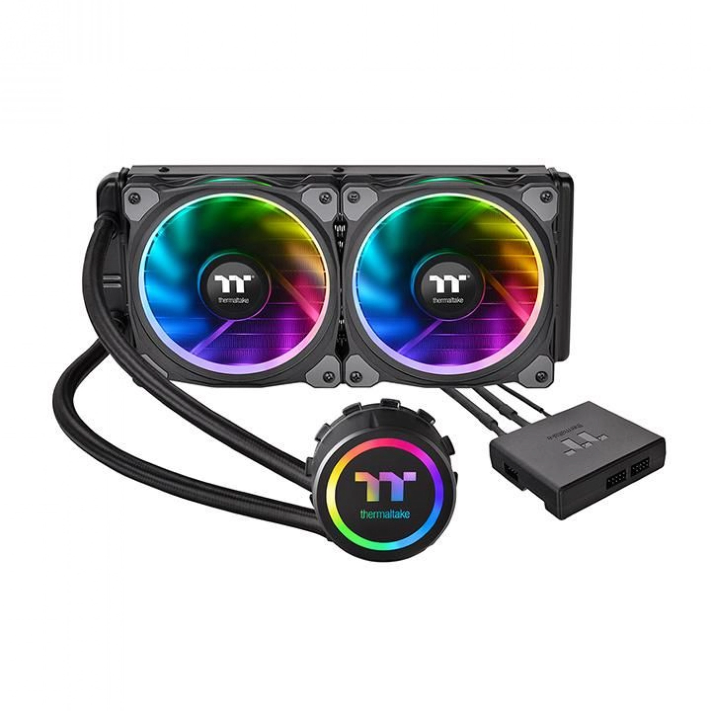 Купить Система жидкостного охлаждения Thermaltake Floe Riing RGB 240 TT Premium Edition (CL-W157-PL12SW-A) - фото 1