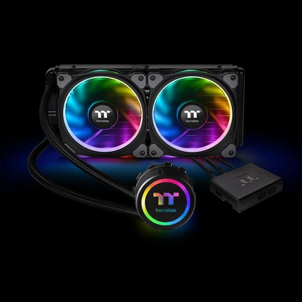 Купить Система жидкостного охлаждения Thermaltake Floe Riing RGB 240 TT Premium Edition (CL-W157-PL12SW-A) - фото 2