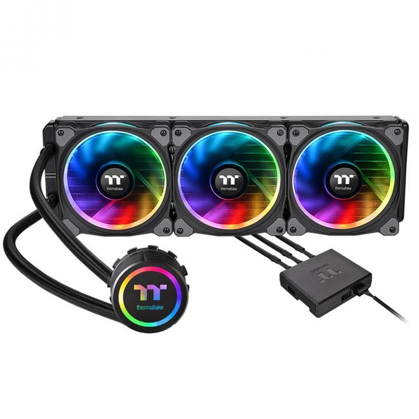 Купить Система жидкостного охлаждения Thermaltake Floe Riing RGB 360 TT Premium Edition (CL-W158-PL12SW-A) - фото 1