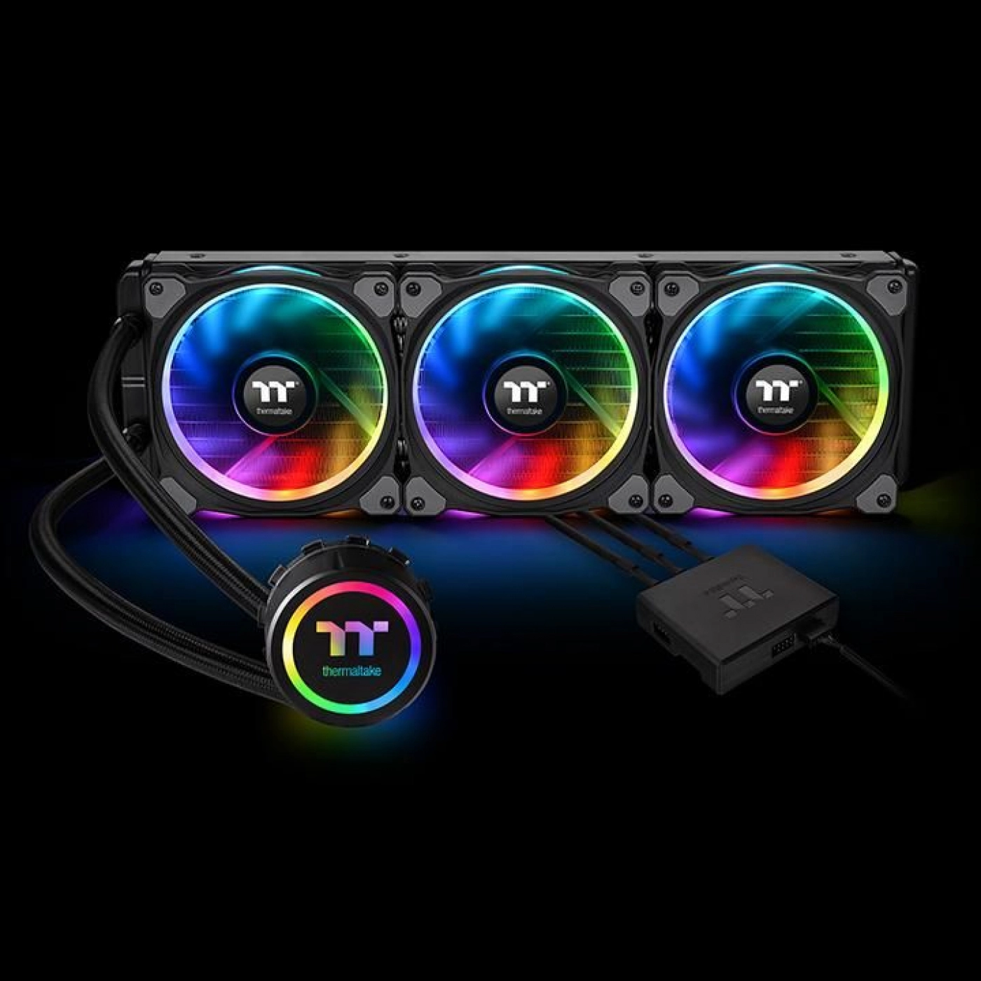 Купить Система жидкостного охлаждения Thermaltake Floe Riing RGB 360 TT Premium Edition (CL-W158-PL12SW-A) - фото 2