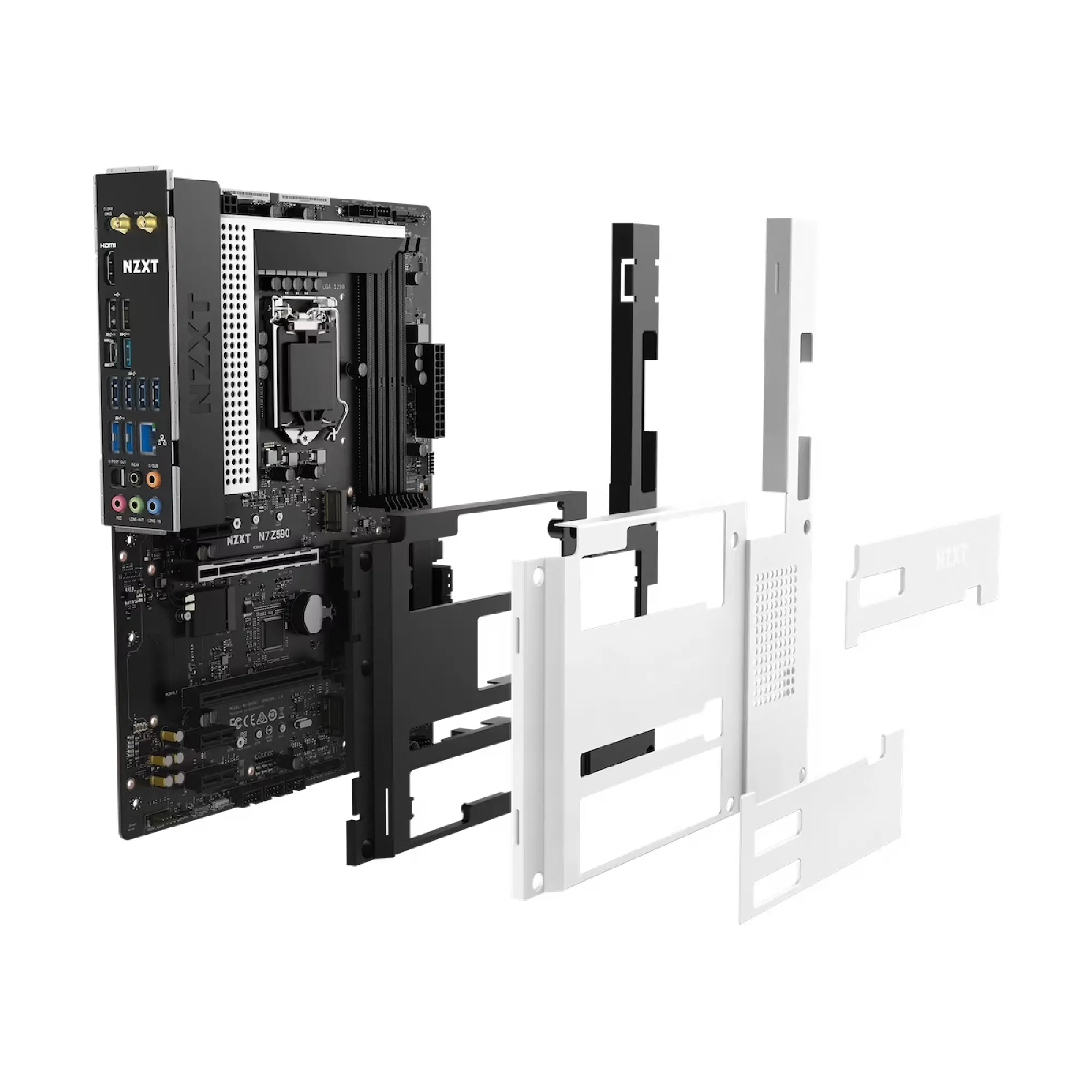 Купить Материнская плата NZXT N7 Z590 Matte White - фото 4