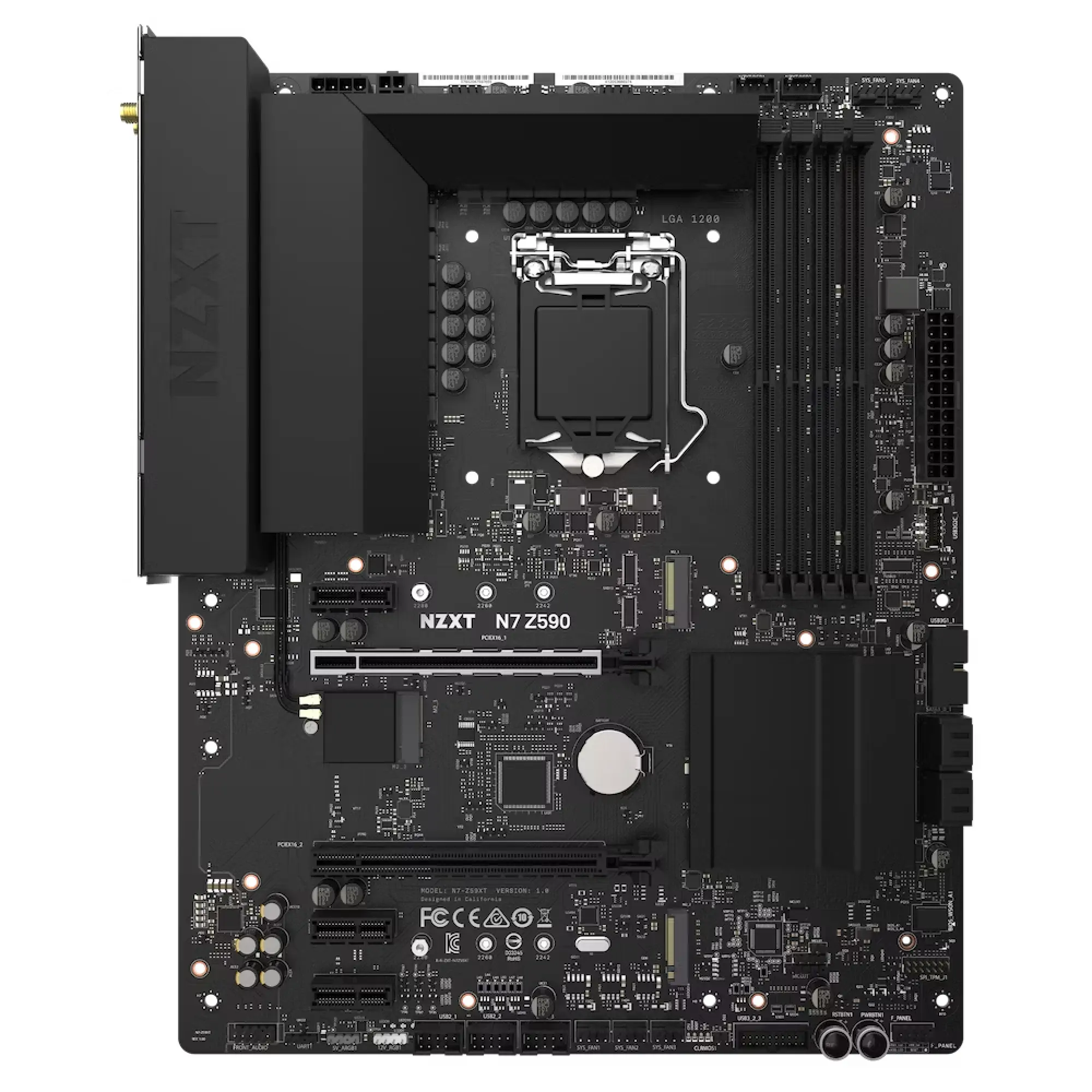 Купить Материнская плата NZXT N7 Z590 Matte White - фото 5