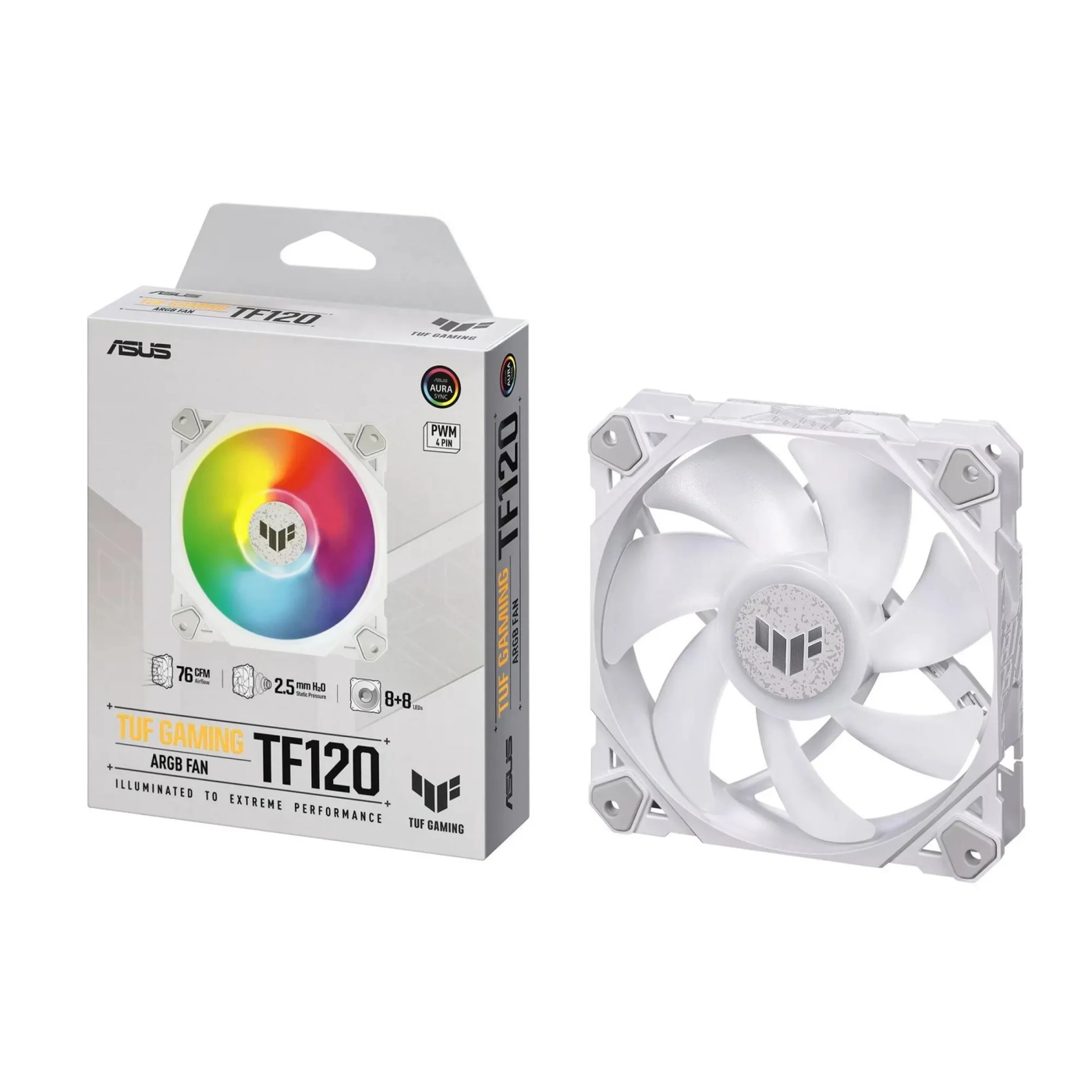 Купить Вентилятор ASUS TUF GAMING TF120 ARGB (90DA0033-B09000) WHITE - фото 12