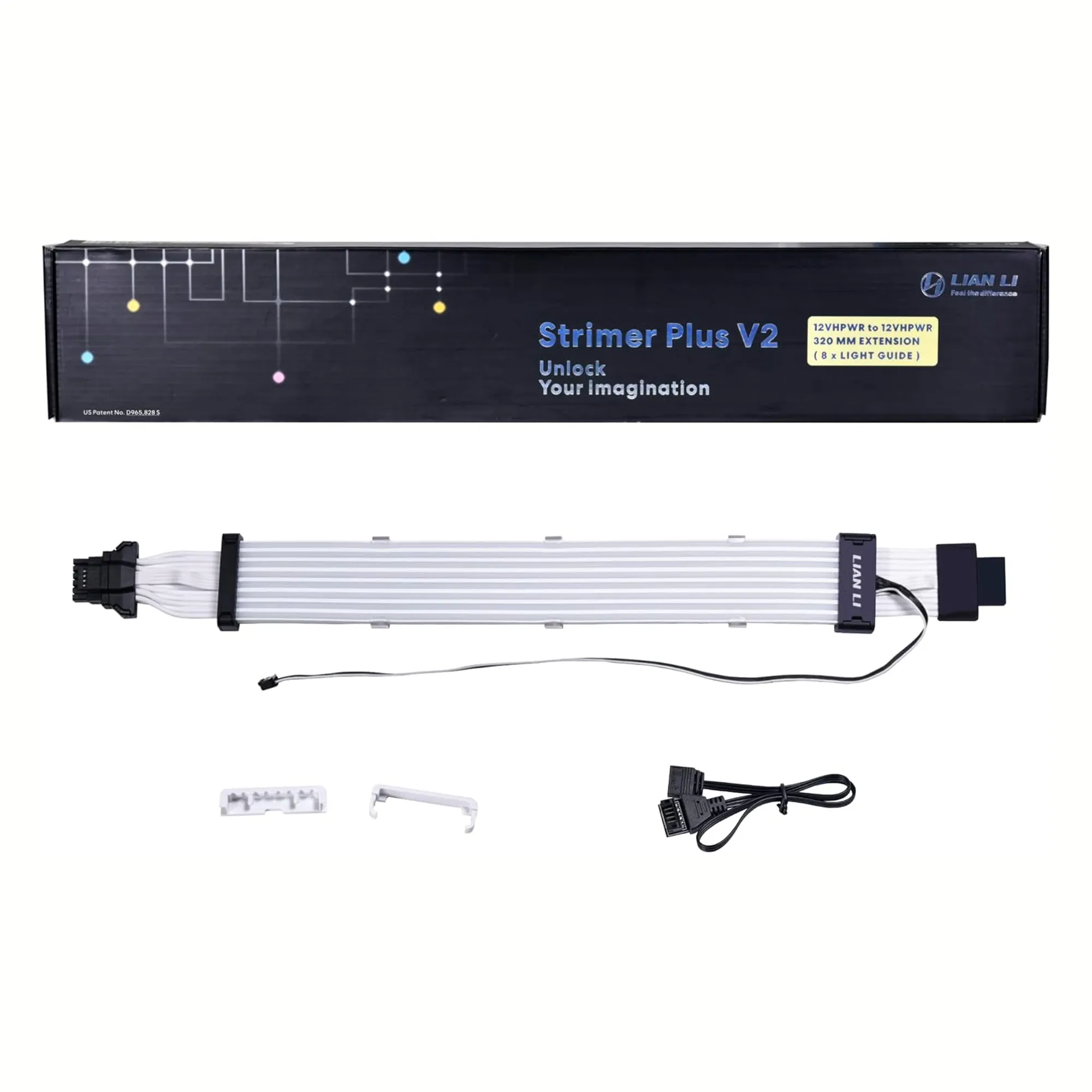 Купить Кабель для ПК LIAN LI Strimer plus V2 (12+4 pin to 12+4pin) Extension cable - фото 6