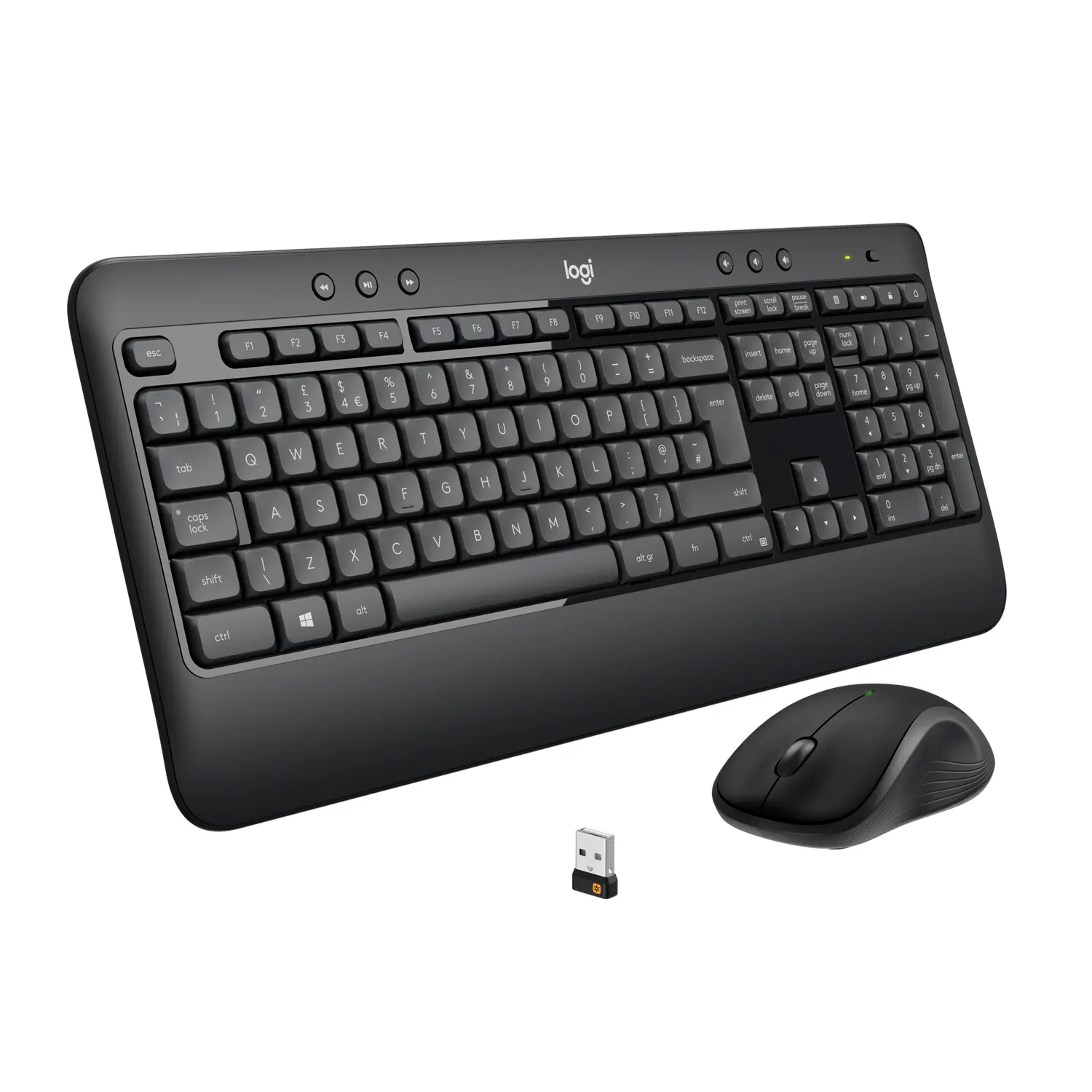 Купить Комплект клавиатура и мышка Logitech MK540 Advanced Wireless UA Black (920-008685) - фото 1