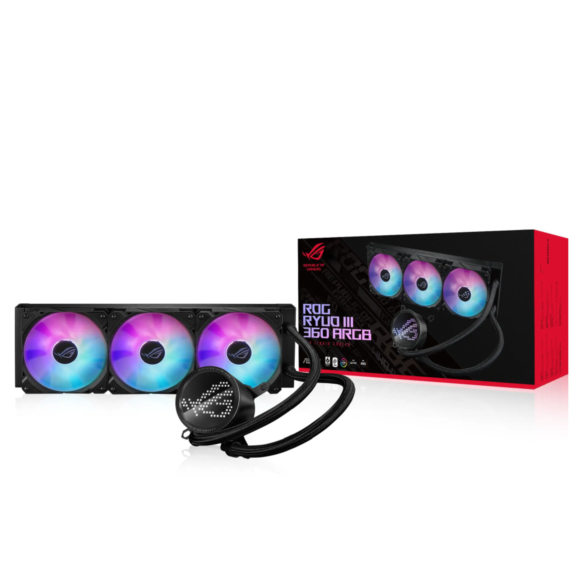 Купити Система рідинного охолодження ASUS ROG RYUO III 360 ARGB (90RC00I1-M0UAY0) - фото 7
