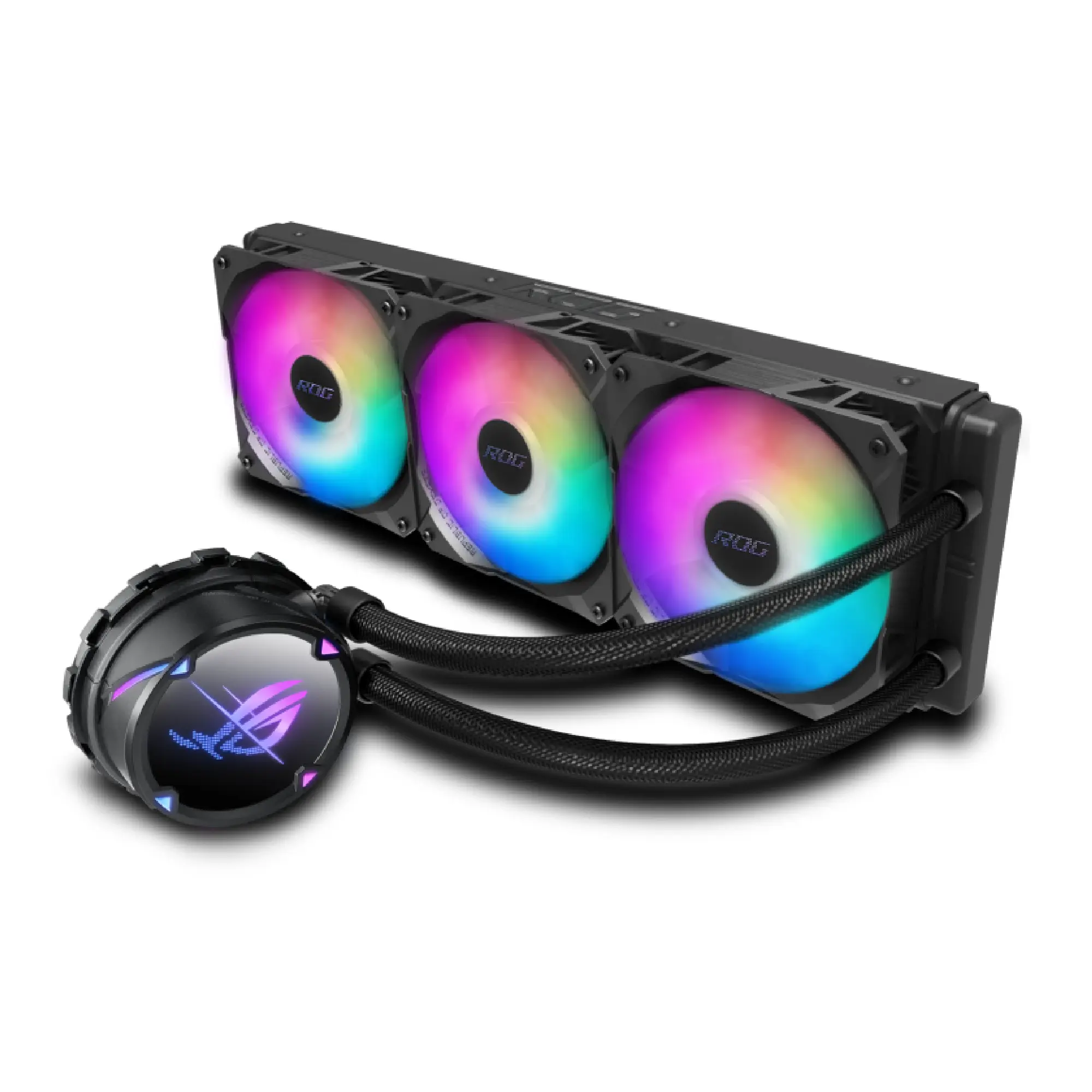 Купити Система рідинного охолодження ASUS ROG STRIX LC II 360 ARGB - фото 1