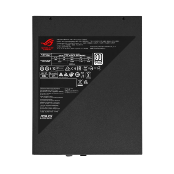 Купити Блок живлення ASUS ROG THOR 1200W 80+ Platinum (ROG-THOR-1200P2-GAMING) - фото 13