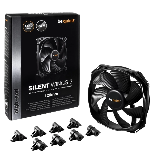 Купить Вентилятор be quiet! Silent Wings 3 120mm PWM - фото 4
