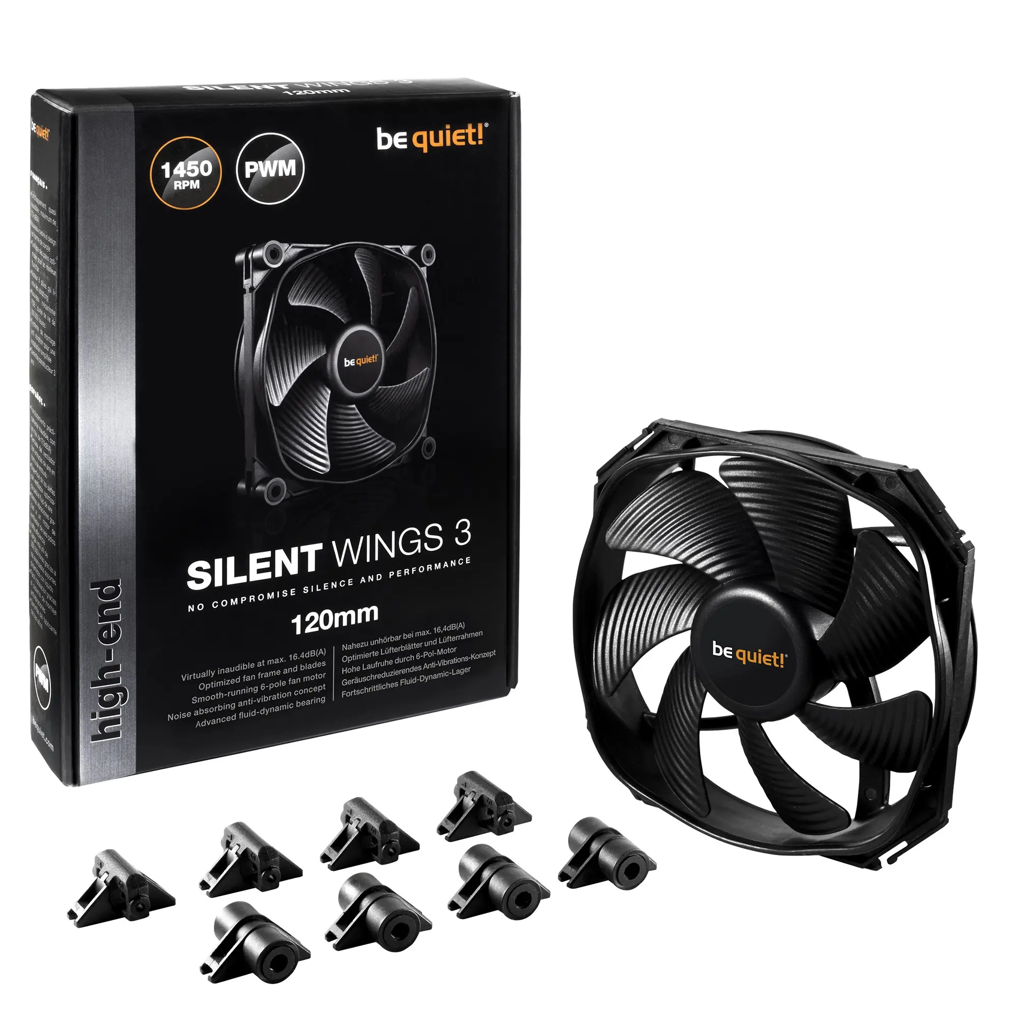Купить Вентилятор be quiet! Silent Wings 3 120mm PWM - фото 4