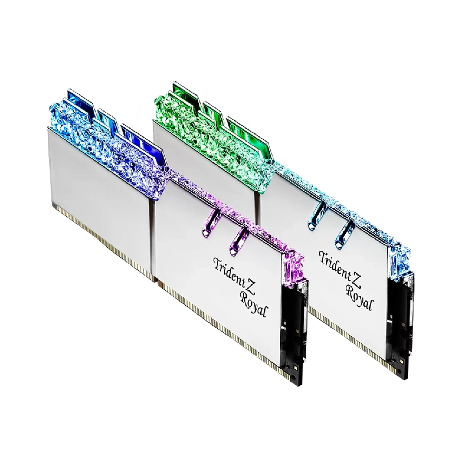 Купить Модуль памяти G.Skill Trident Z Royal Silver DDR4-3600 64GB (2x32GB) CL18-22-22-42 1.35V - фото 1