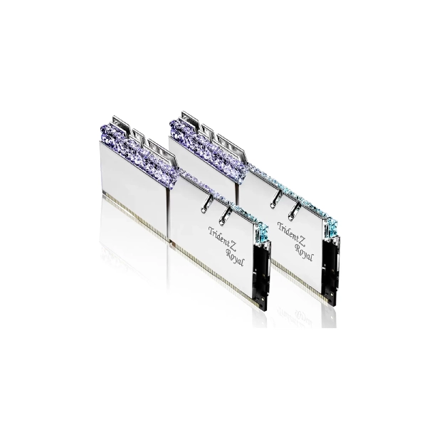Купить Модуль памяти G.Skill Trident Z Royal Silver DDR4-3600 64GB (2x32GB) CL18-22-22-42 1.35V - фото 3