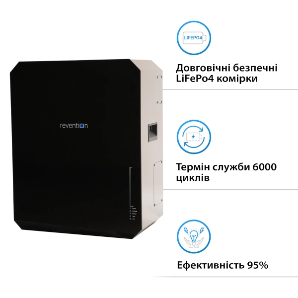 Купить Аккумуляторный модуль Revention PowerCube ECO 5.9KWH, 24V - фото 2