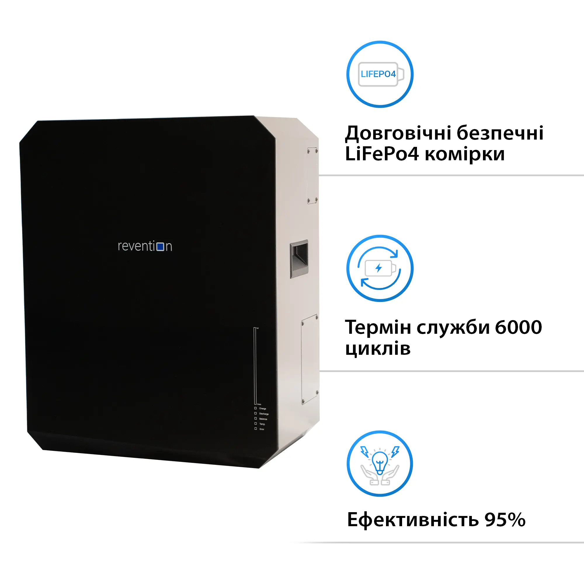 Купить Аккумуляторный модуль Revention PowerCube ECO 5.9KWH, 24V - фото 2