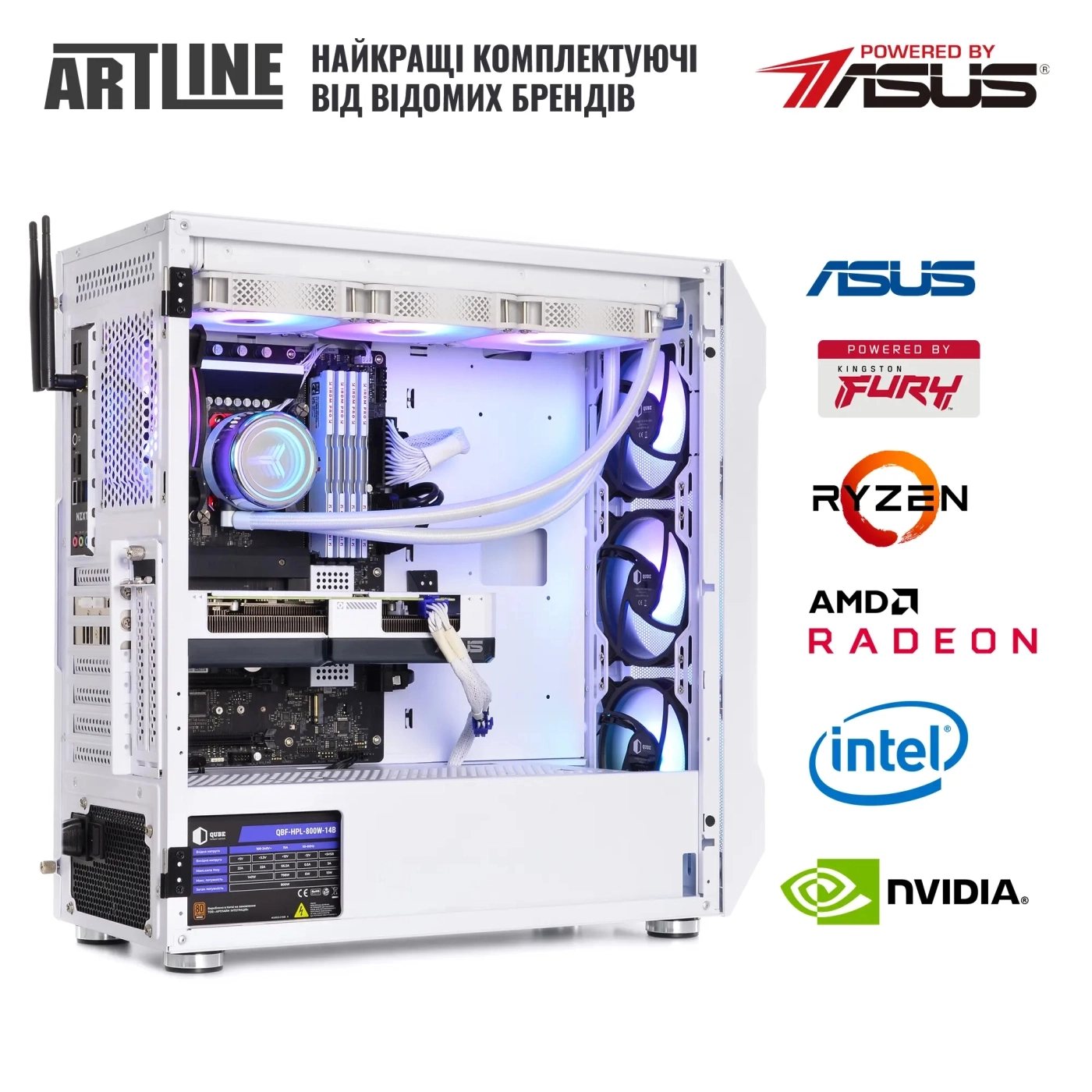 Купить Компьютер ARTLINE Gaming X99WHITE (X99WHITEv04) - фото 9