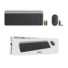 Купить Комплект клавиатура и мышка Logitech MK470 Slim Wireless UA Graphite - фото 11