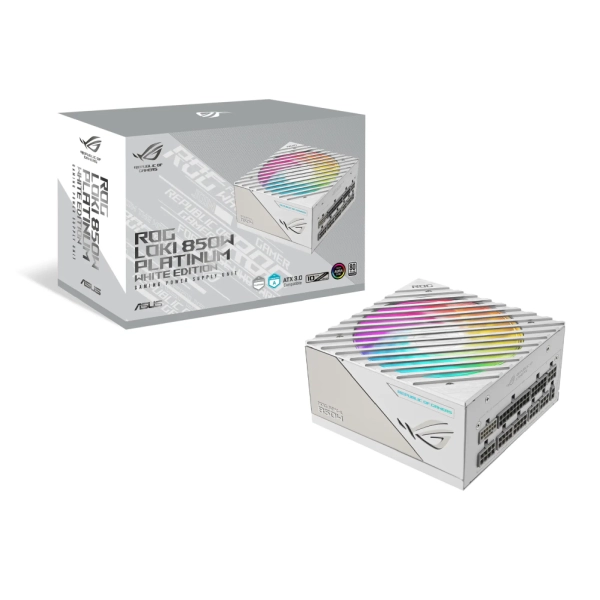 Купити Блок живлення ASUS ROG LOKI SFX-L 850W Platinum White Edition - фото 12