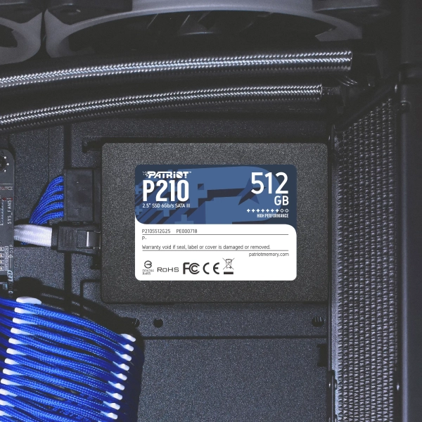 Купить SSD PATRIOT P210 512GB 2.5" SATAIII TLC - фото 4