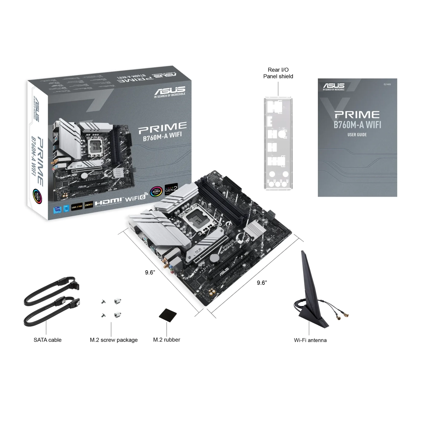 Купити Материнська плата ASUS PRIME B760M-A WIFI - фото 6