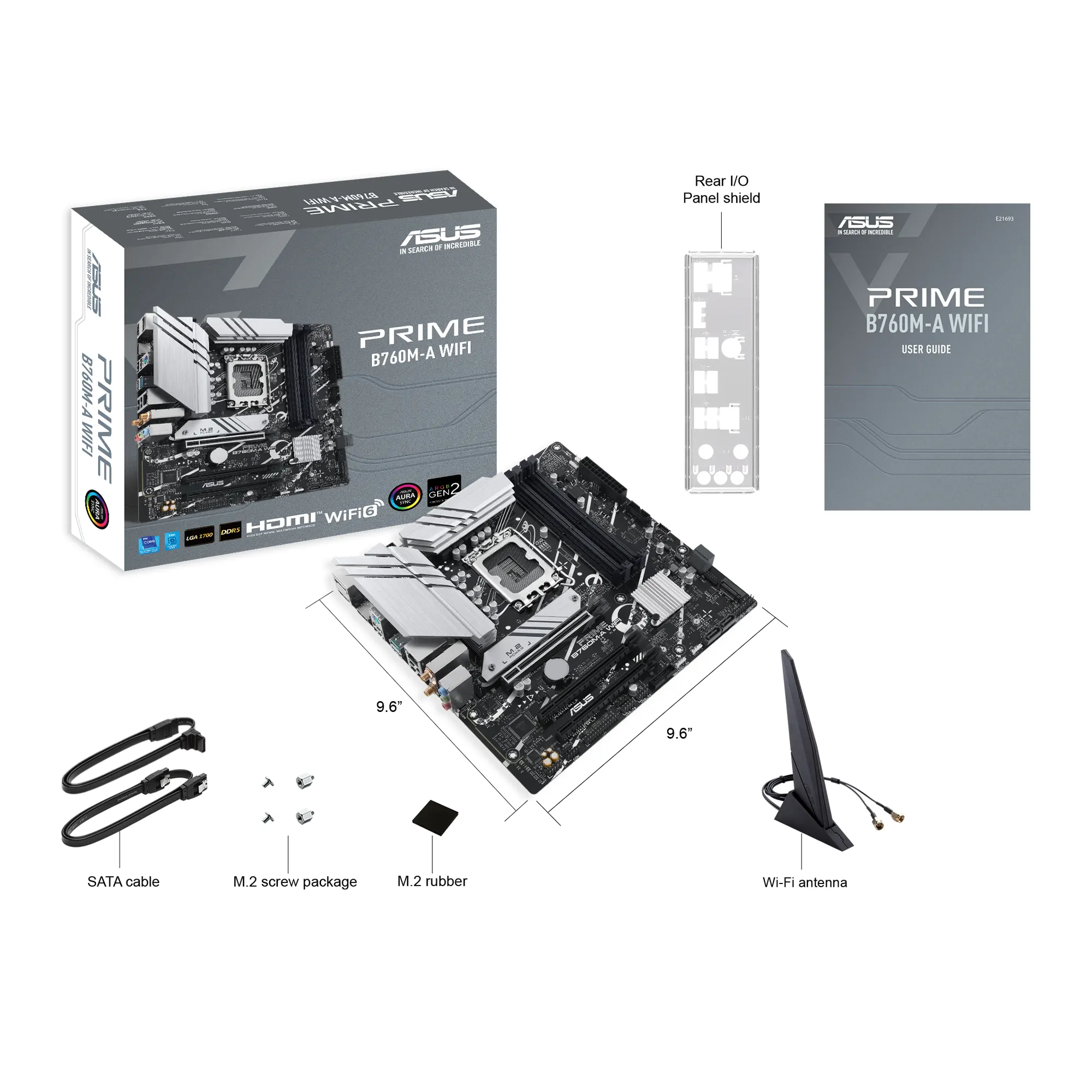 Купити Материнська плата ASUS PRIME B760M-A WIFI - фото 6