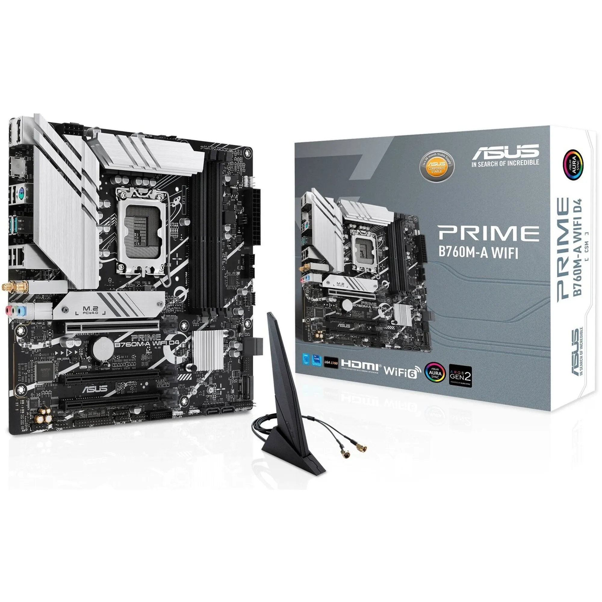 Купить Материнская плата ASUS PRIME B760M-A WIFI - фото 1