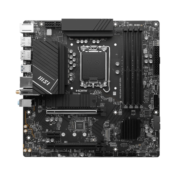 Купить Материнская плата MSI PRO B760M-A WIFI DDR4 - фото 2