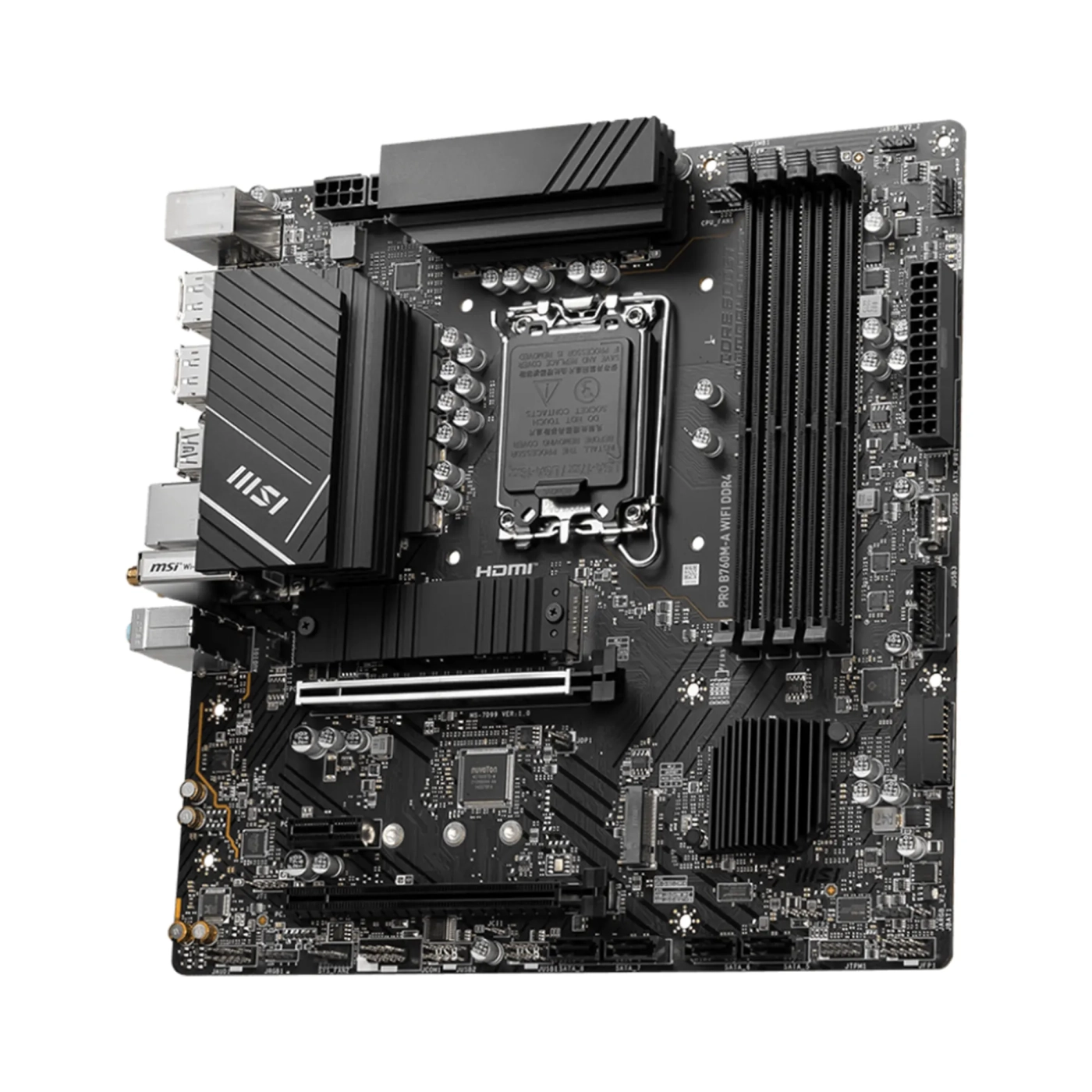 Купить Материнская плата MSI PRO B760M-A WIFI DDR4 - фото 3