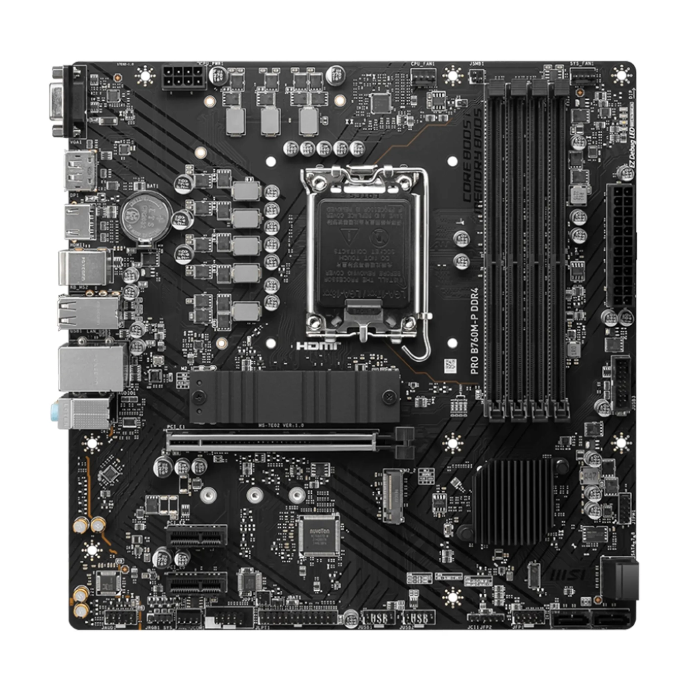 Купити Материнська плата MSI PRO B760M-P DDR4 - фото 2