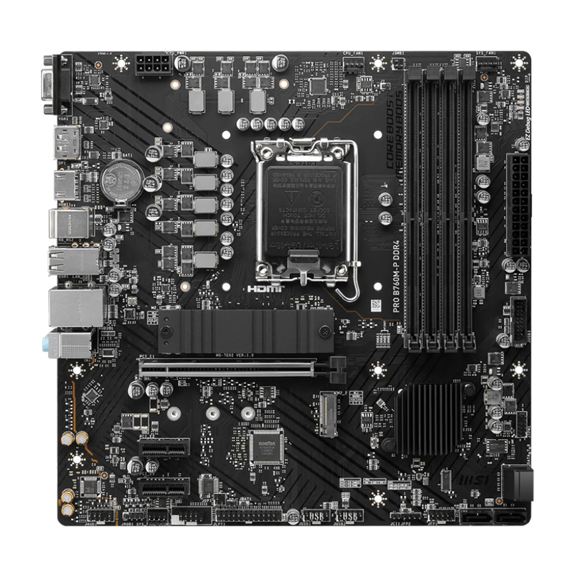 Купити Материнська плата MSI PRO B760M-P DDR4 - фото 2