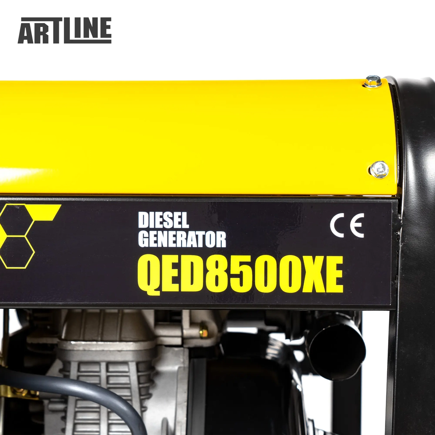 Купить Генератор дизельный Qube QFED8500XE 1-phase, 6.0 kW  6.5kW, 230V,12.5L, Ел. Cтарт - фото 11