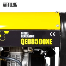 Купить Генератор дизельный Qube QFED8500XE 1-phase, 6.0 kW  6.5kW, 230V,12.5L, Ел. Cтарт - фото 11