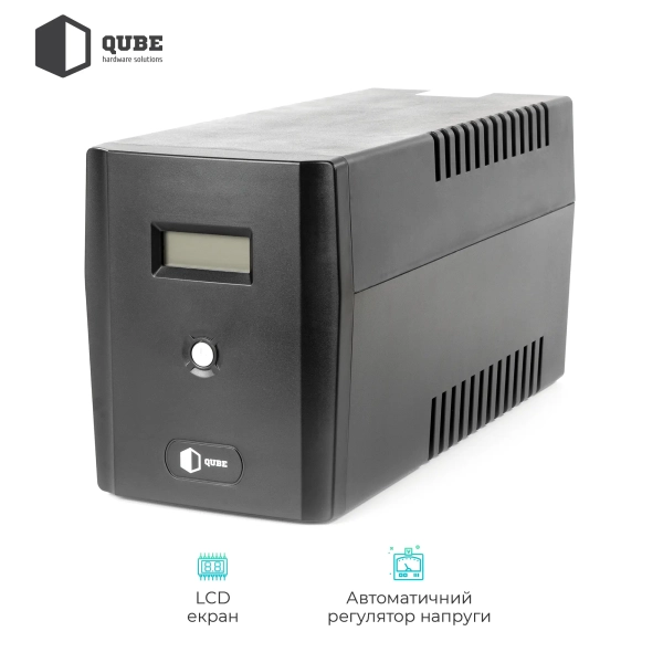 Купить ИБП (UPS) линейно-интерактивный Qube DG 2050, 2050VA/1200W, LCD, 4 x Schuko, RJ-45, USB - фото 3
