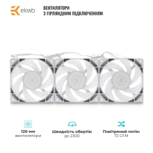 Купить СВО EKWB EK-Nucleus AIO CR240 Lux D-RGB - White - фото 3