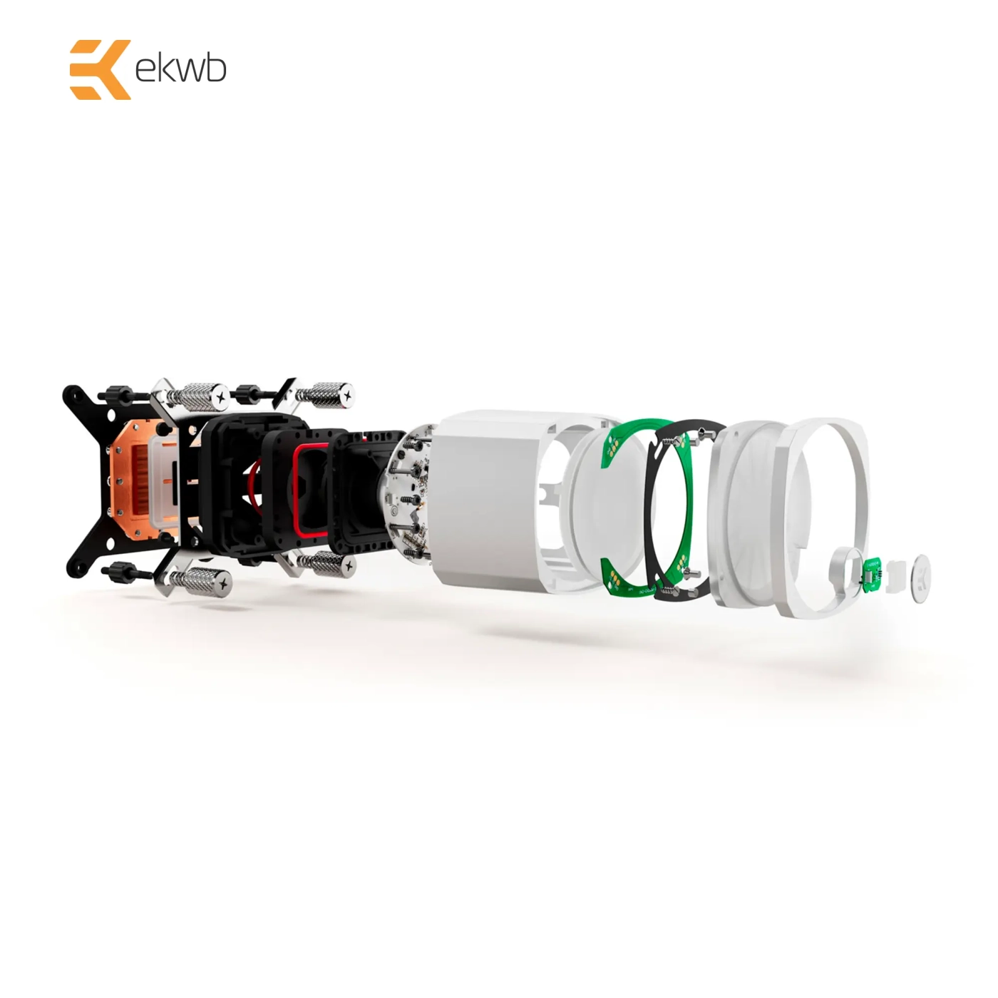 Купить СВО EKWB EK-Nucleus AIO CR240 Lux D-RGB - White - фото 6