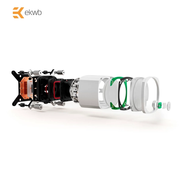 Купить СВО EKWB EK-Nucleus AIO CR240 Lux D-RGB - White - фото 6