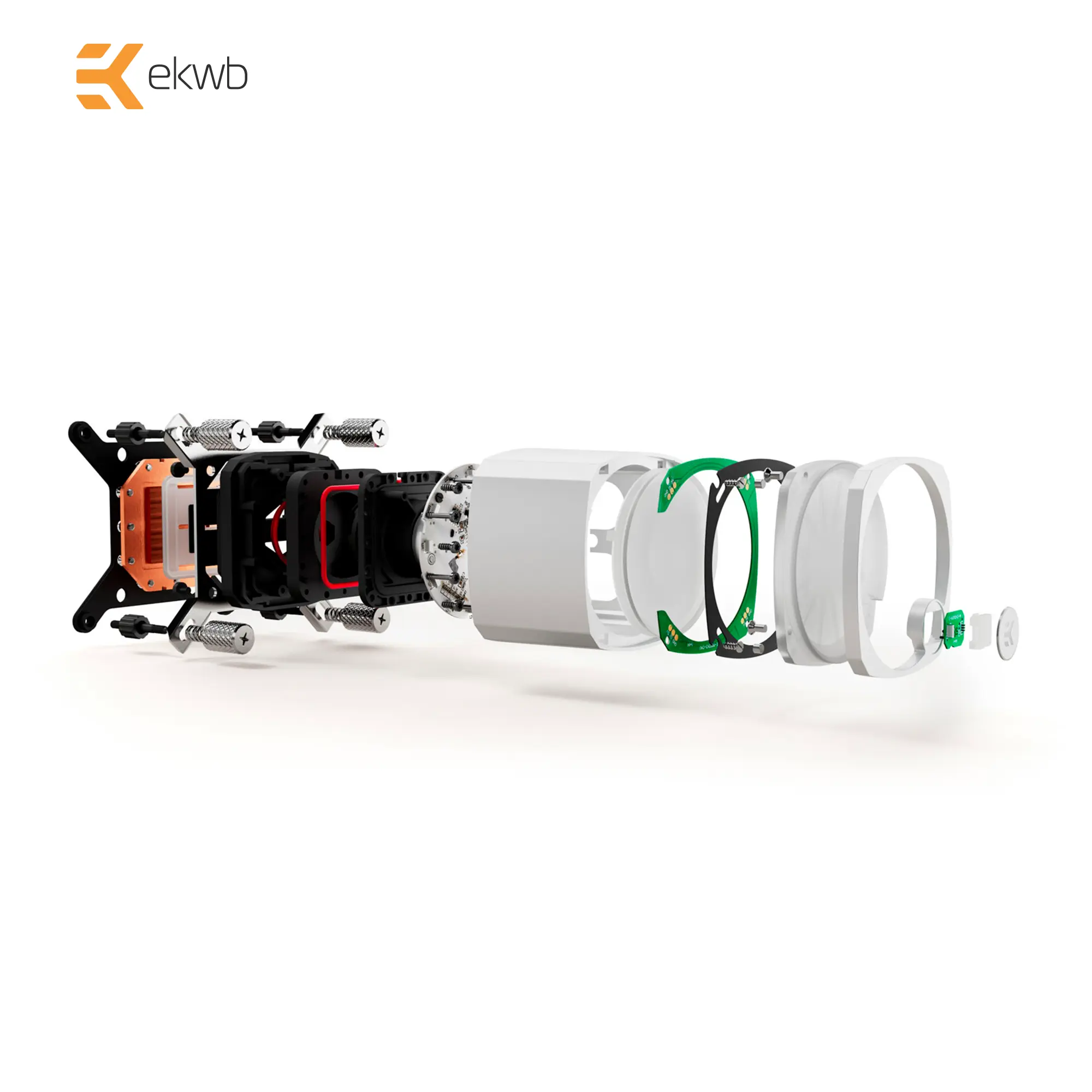 Купить СВО EKWB EK-Nucleus AIO CR240 Lux D-RGB - White - фото 6
