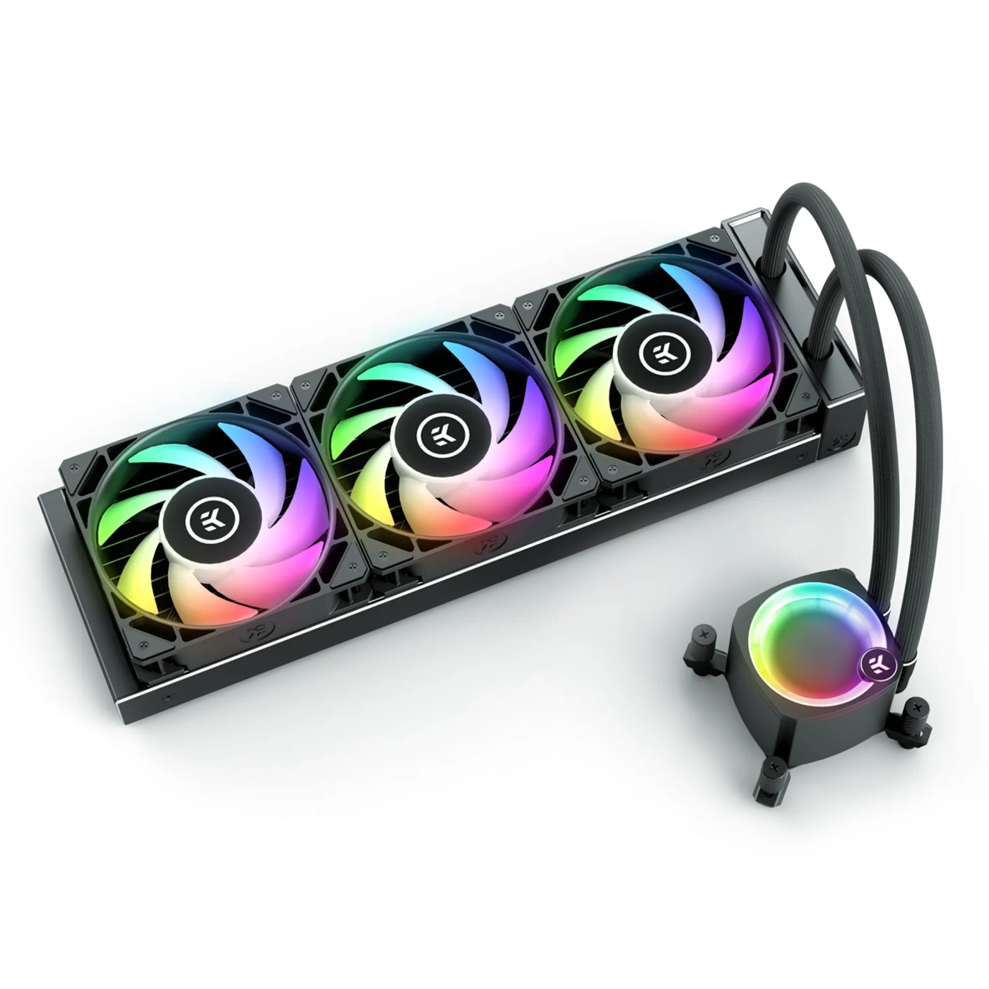 Купить СВО EKWB EK-Nucleus AIO CR360 Lux D-RGB - Black - фото 1