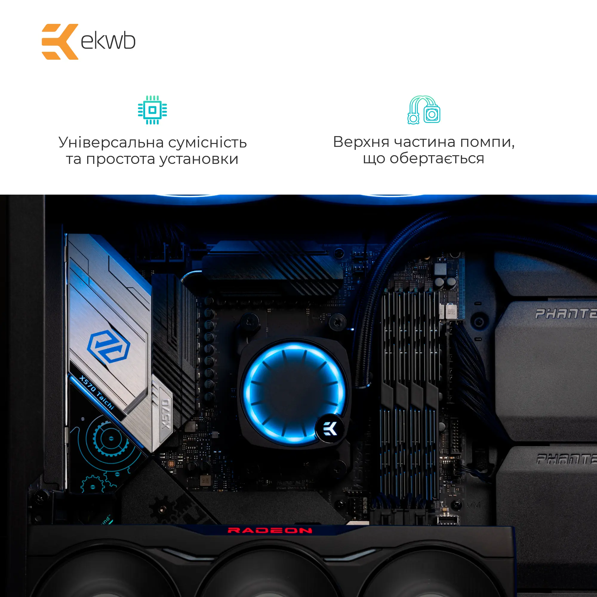 Купить СВО EKWB EK-Nucleus AIO CR360 Lux D-RGB - Black - фото 4