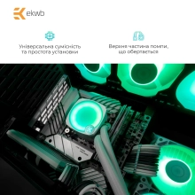 Купить СВО EKWB EK-Nucleus AIO CR360 Lux D-RGB - White - фото 4
