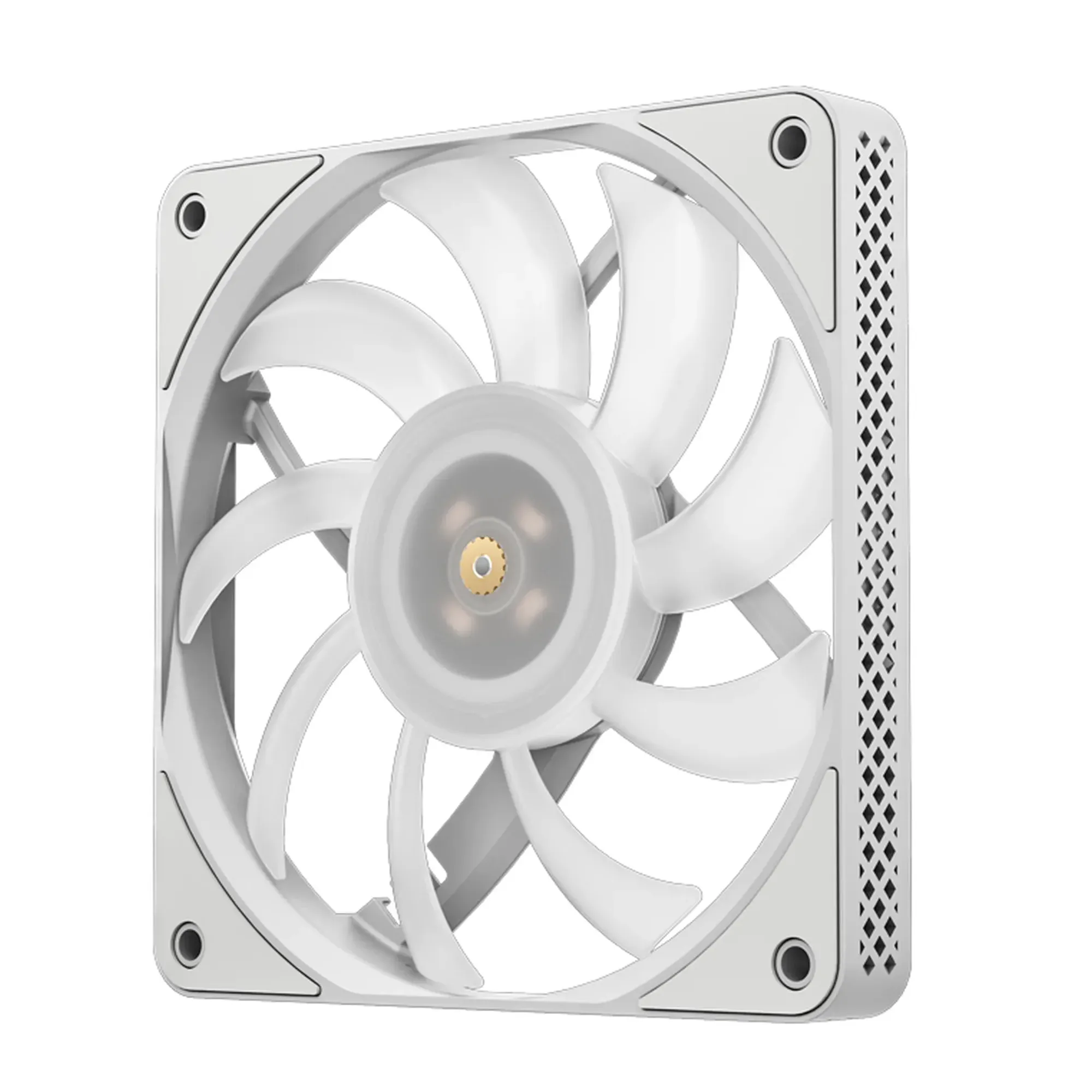 Купить Вентилятор JONSBO HF1215 White RGB (120mm, 700-1800RPM, 29.7dB, 4pin+LED 3pin) - фото 2
