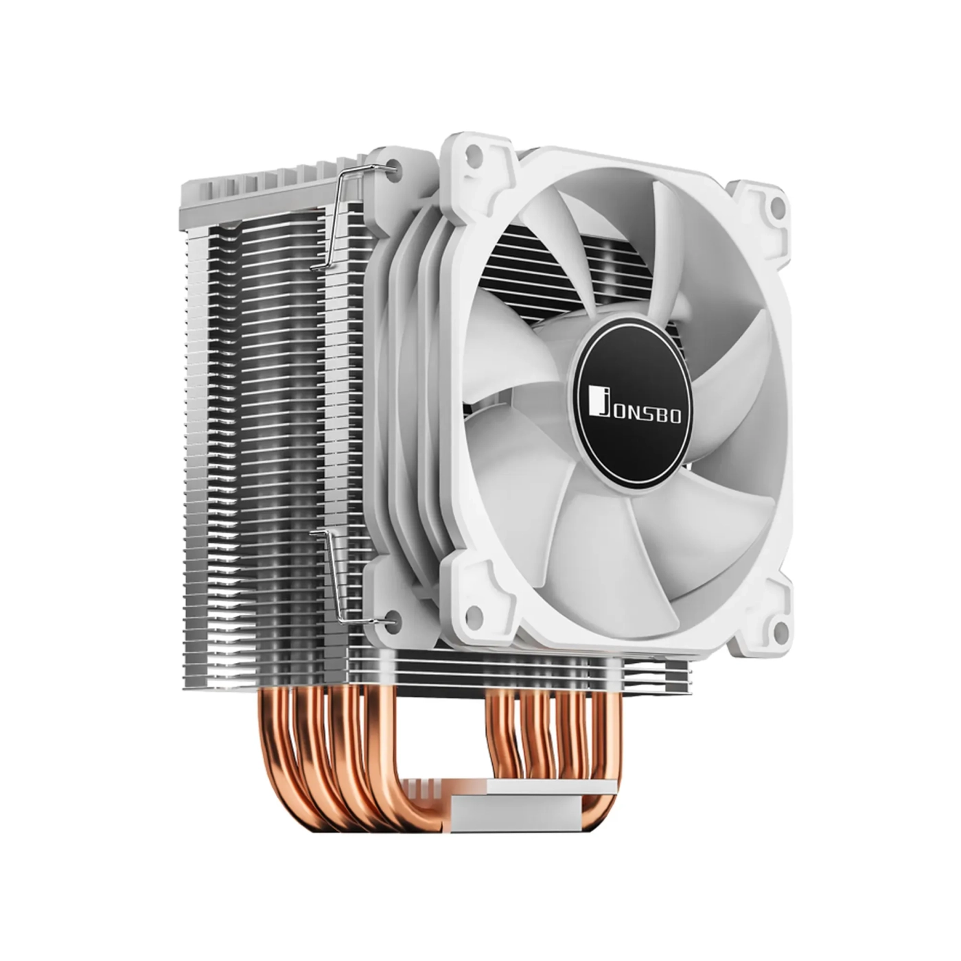 Купити Процесорний кулер JONSBO CR-1400 White (92mm/LGA115X/1200/1700, AMD AM4/AM5/4 тепл. трубки) - фото 2
