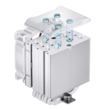 Купить Процессорный кулер JONSBO HX6210 White (92mm/4pin/800-2300RPM/31.6Dba/6 тепл. трубки/4PIN PWM) - фото 10