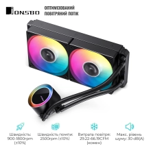 Купить СВО JONSBO TG-240 Black - фото 3